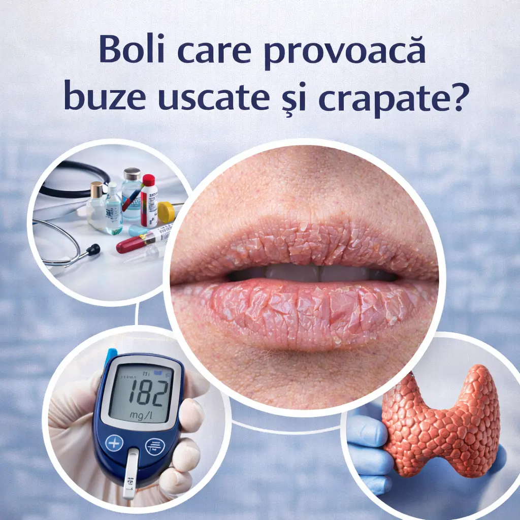 Boli care provoaca buze uscate si crapate Boli care provoaca buze uscate si crapate