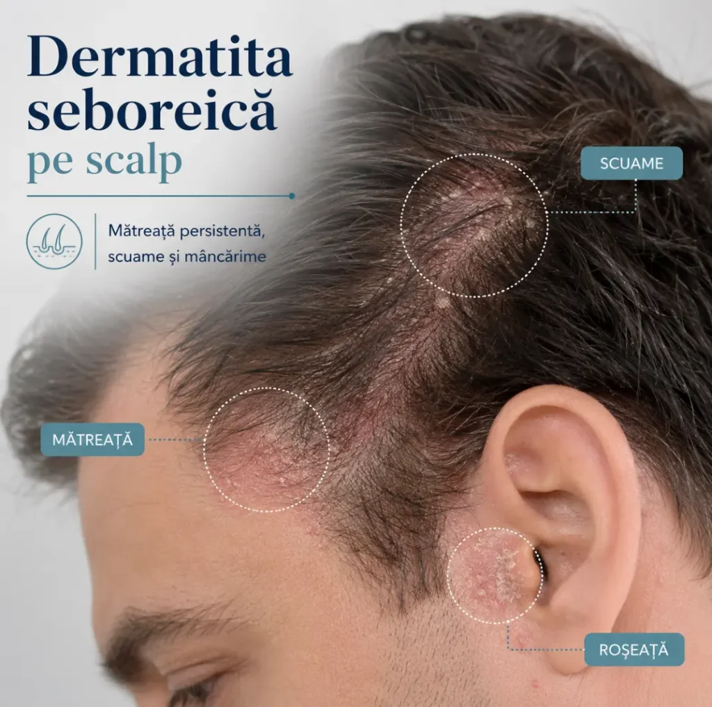 Dermatita seboreică: cauze, simptome și tratament