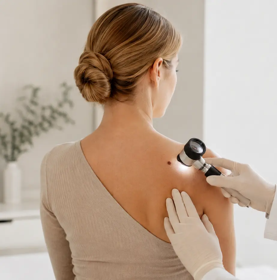 Dermatoscopie &ndash; evaluarea alunițelor și a leziunilor cutanate